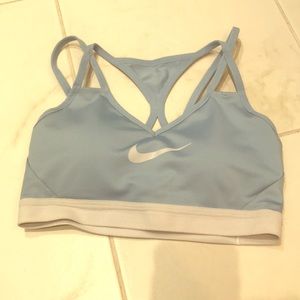 Nike Sports Bra size s Baby Blue